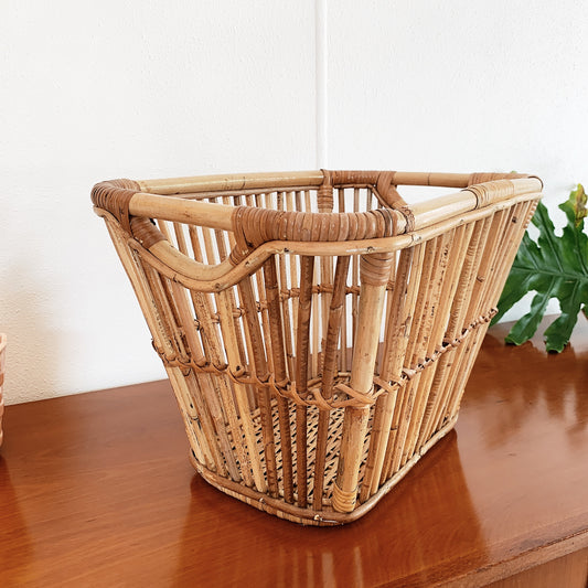 Vintage Magazine Basket