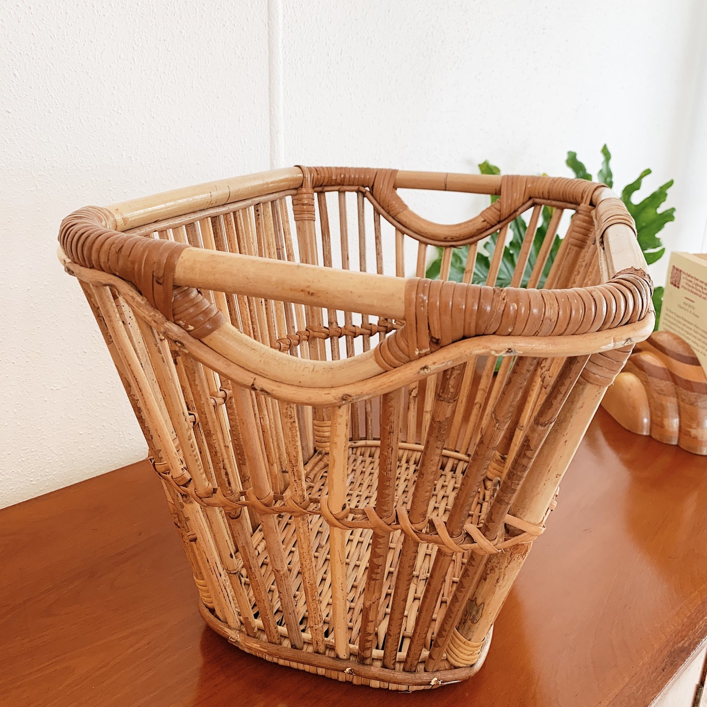 Vintage Magazine Basket