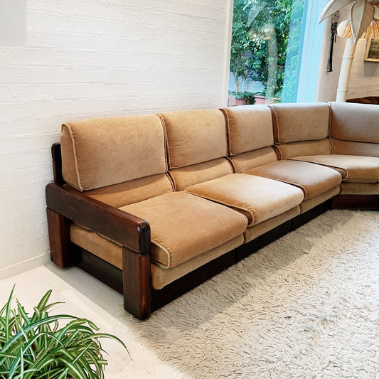 Vintage McCann Furniture Modular Velour Lounge