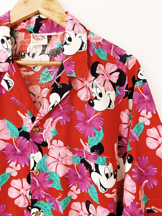 Vintage Mickey & Minnie Disneyland Aloha Shirt