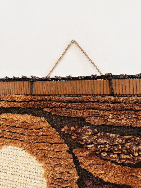 Vintage Mooncraft New Days Jute Wall Hanging