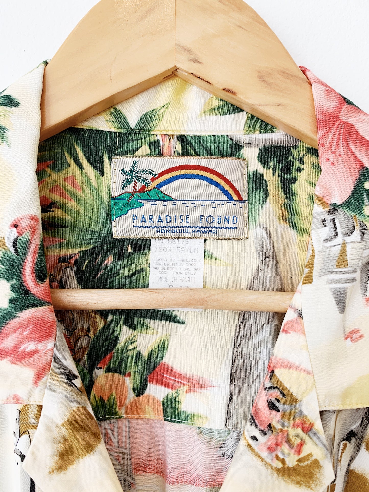 Vintage Paradise Found Florida State Aloha Shirt