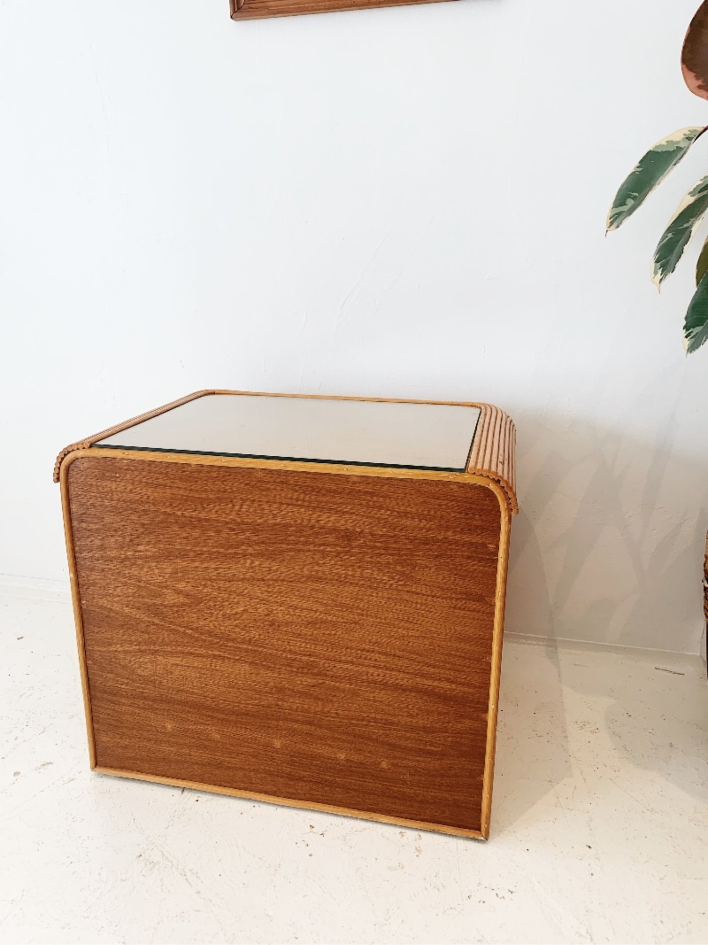 Vintage Pencil Reed Nightstand