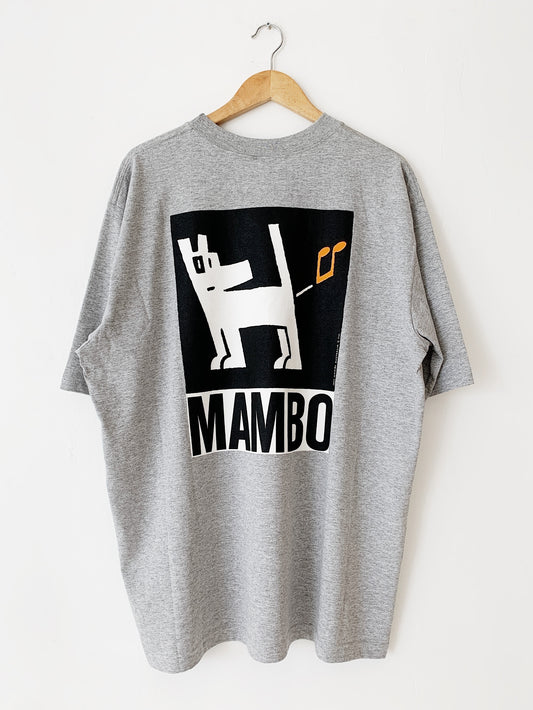 Vintage Richard Allan for Mambo "Farting Dog" '89 T-Shirt / Grey Marle