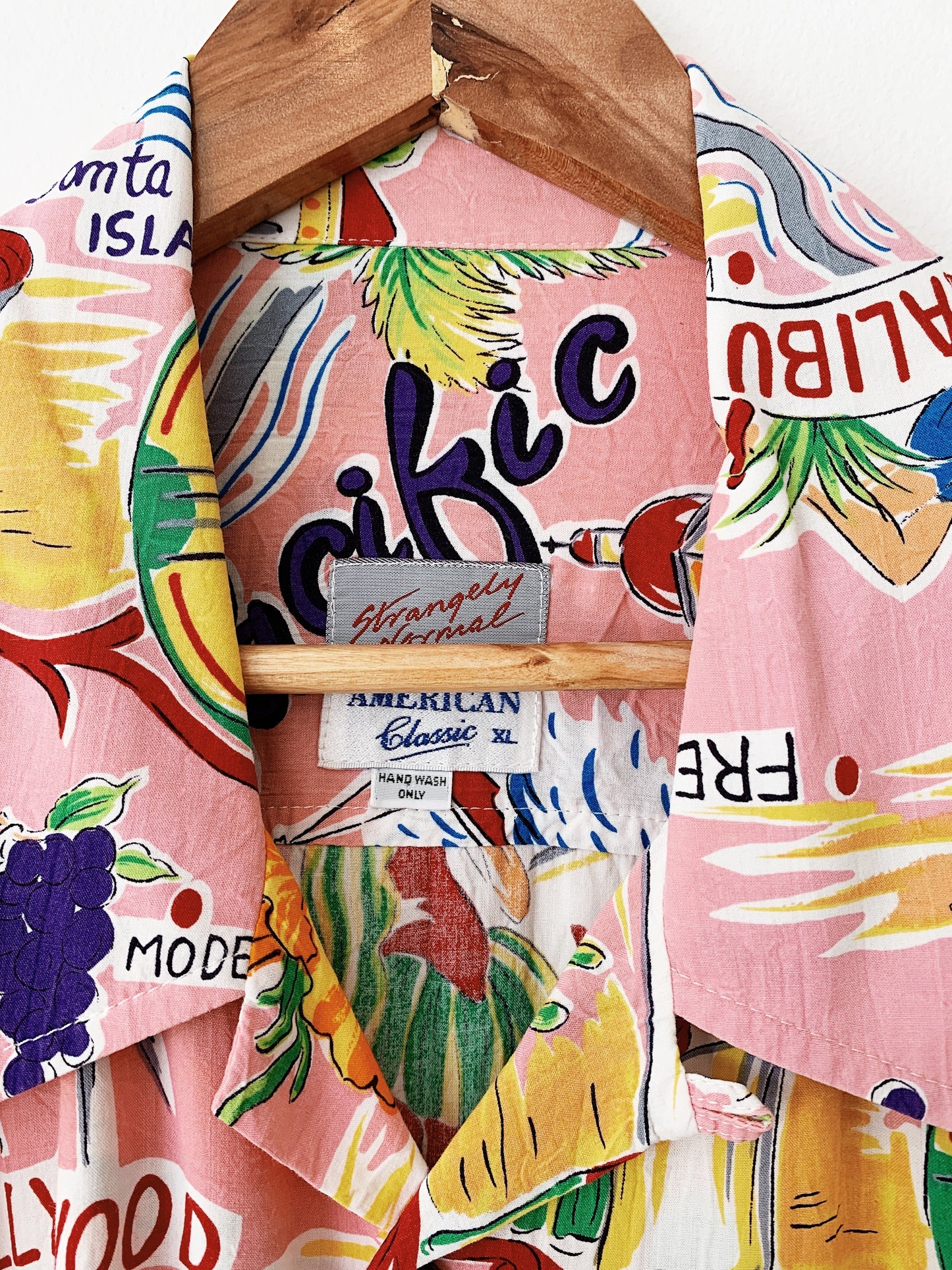 Vintage Strangely Normal Bespoke Aloha Shirt