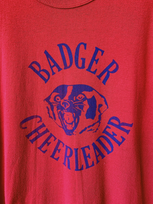 Vintage Badger Cheerleader Tee