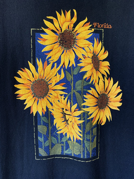 Vintage Florida Sunflowers Tee