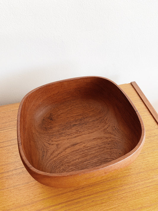 Vintage Teak Salad Bowl