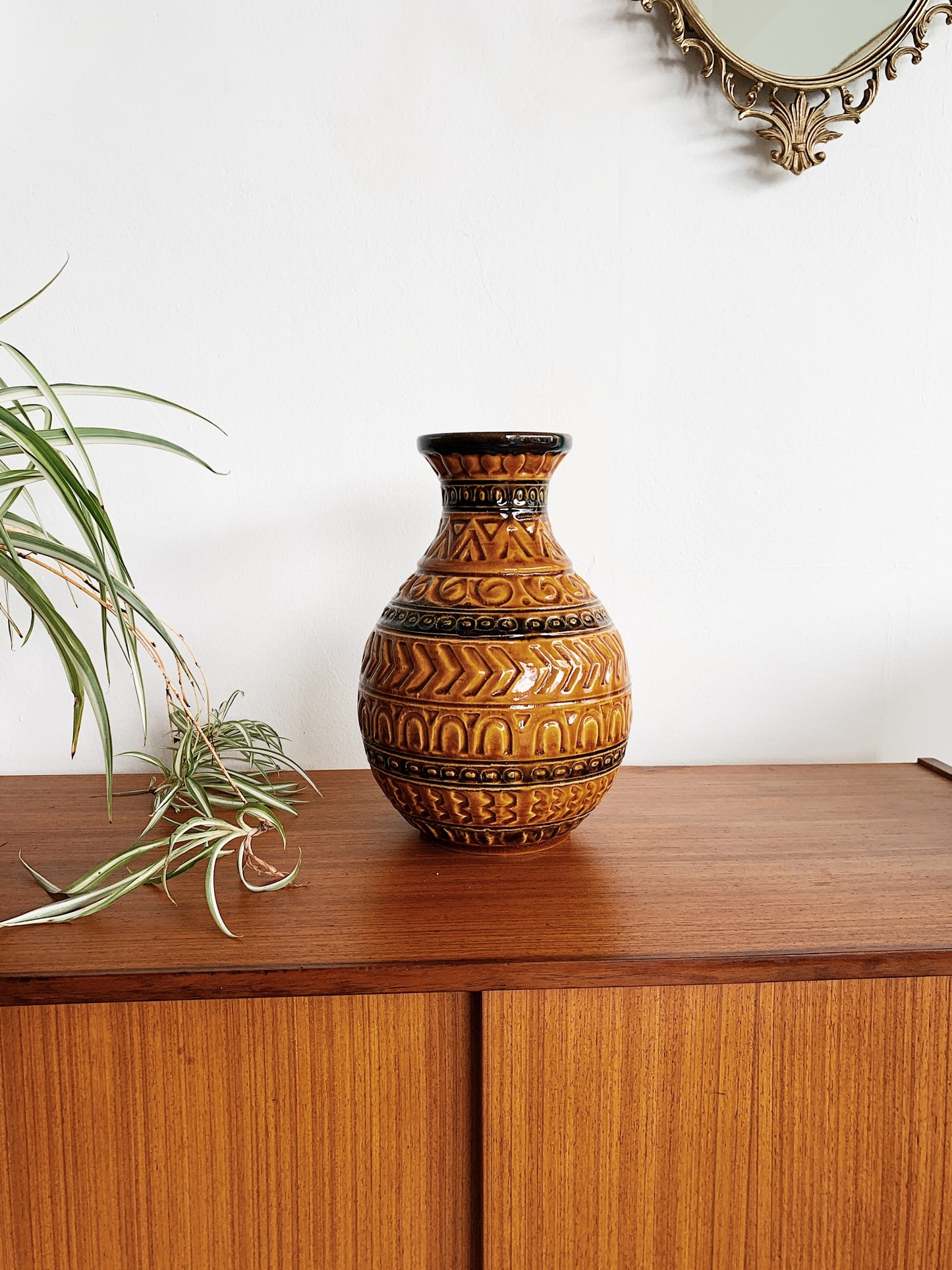 Vintage West German Pottery Vase