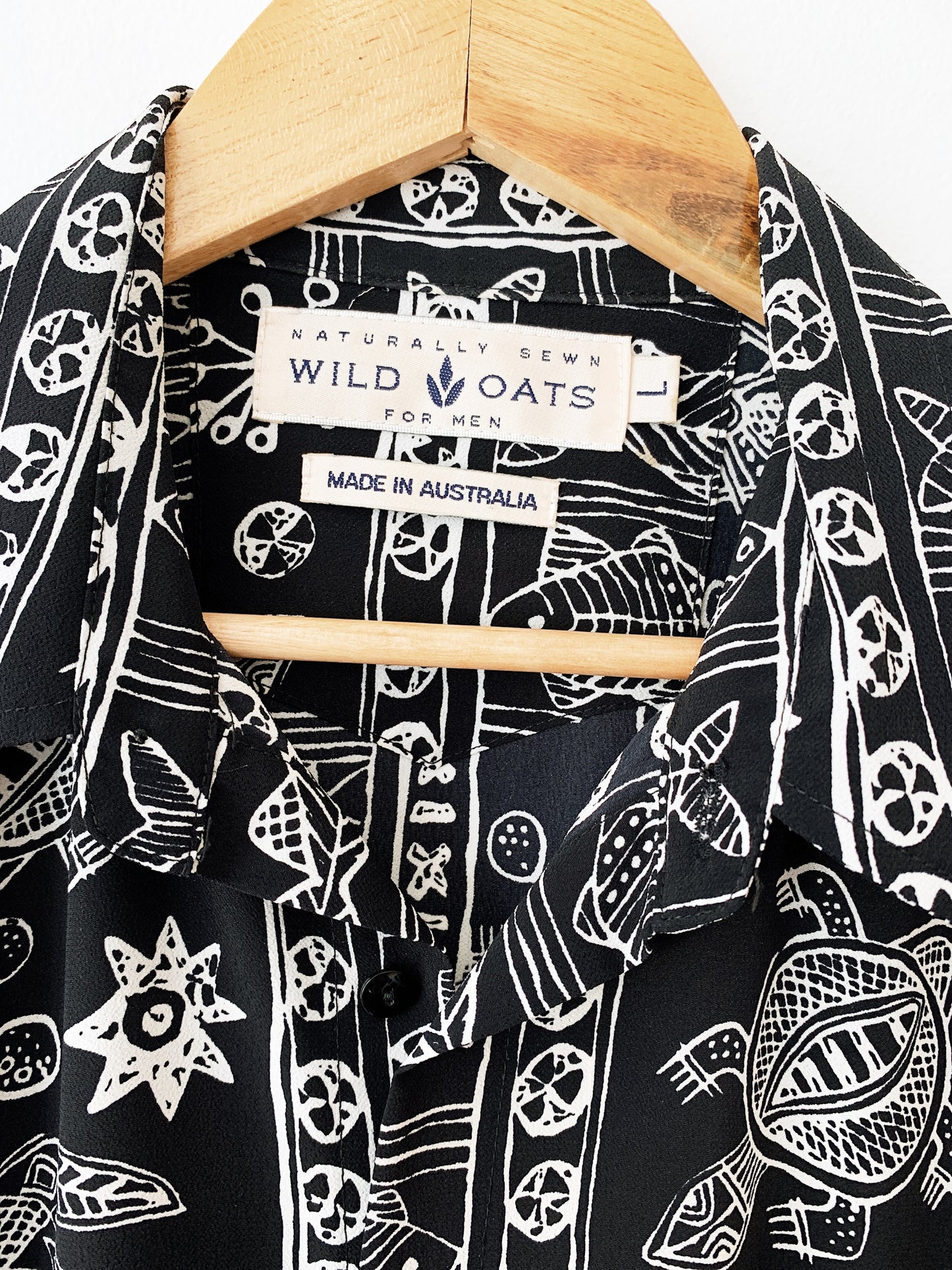 Vintage Wild Oats Sea Life Aloha Shirt