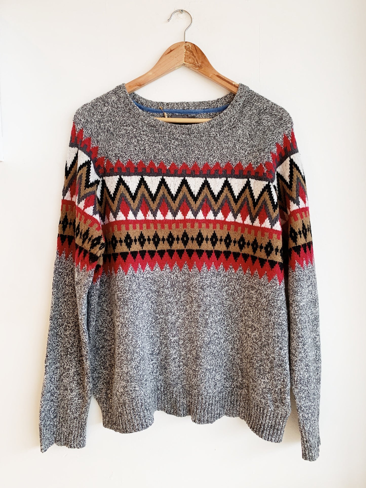 Vintage Wool Blend World Knit