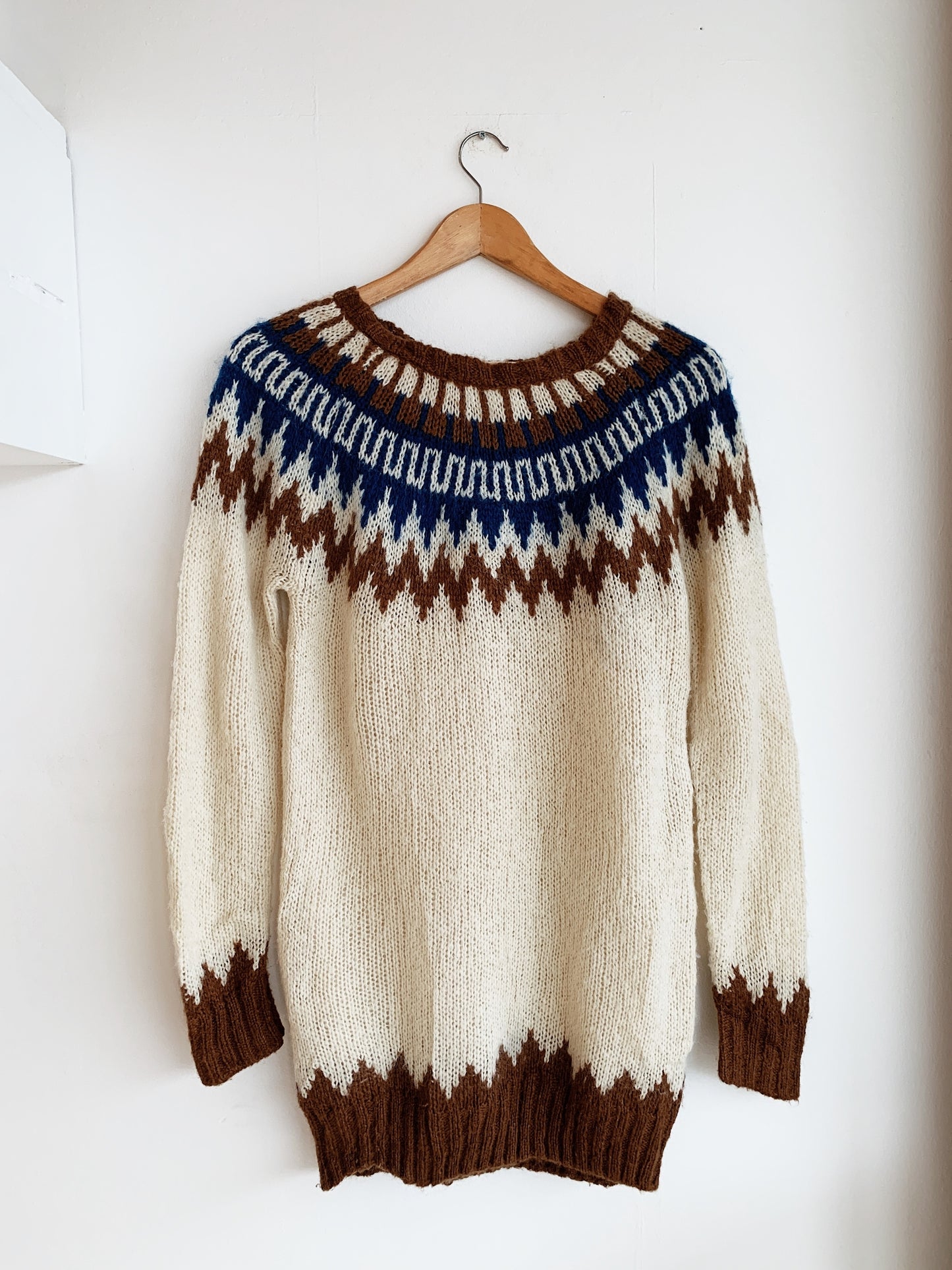 Vintage Wool Blend World Knit