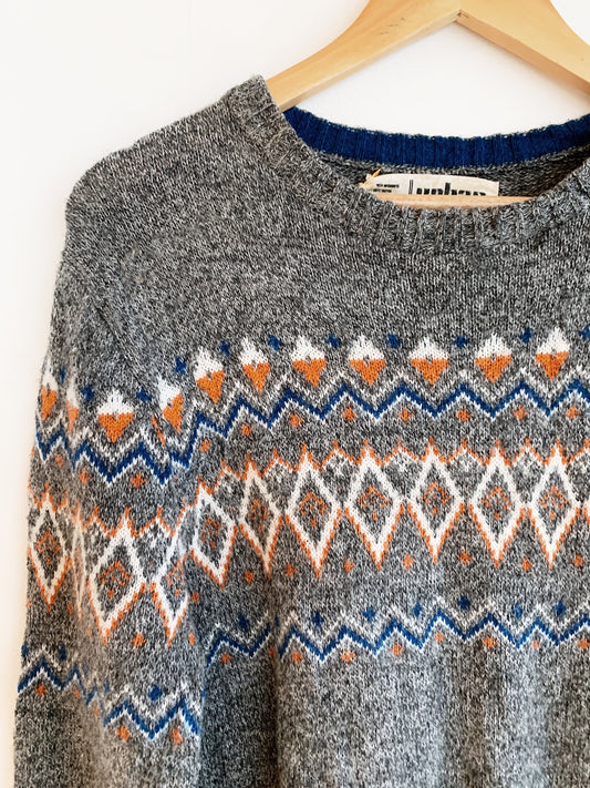 Vintage Wool Blend World Knit