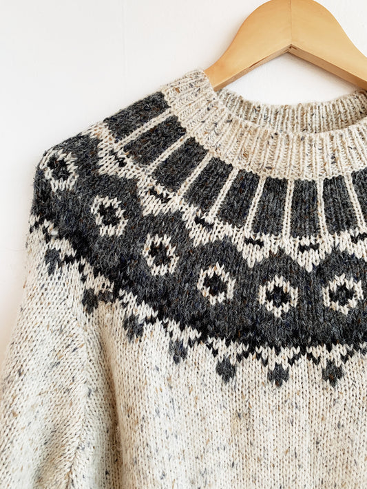 Vintage Wool Blend World Knit