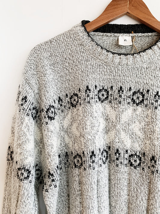 Vintage Wool Blend World Knit