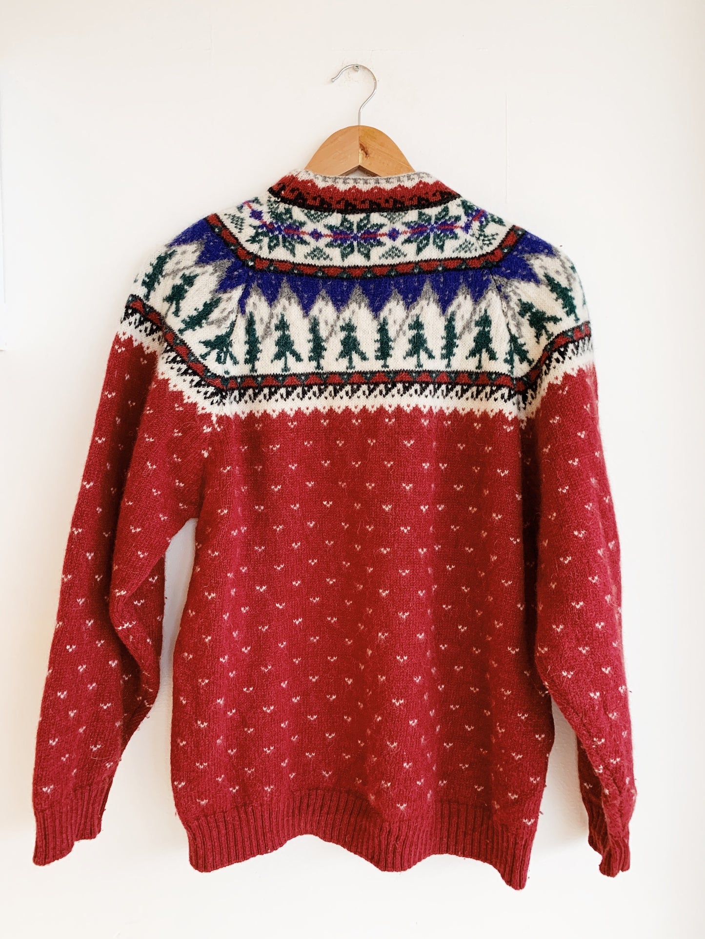 Vintage Wool Blend World Knit