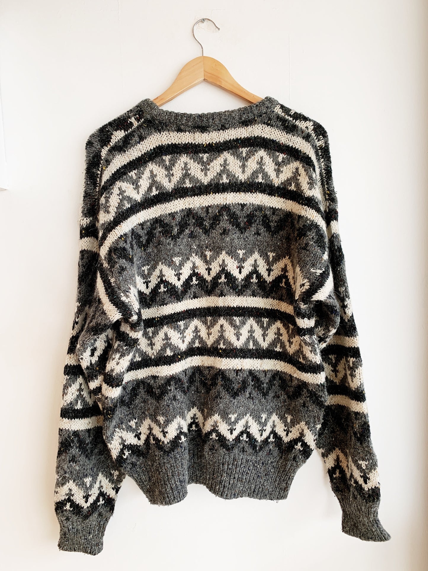 Vintage Wool Blend World Knit