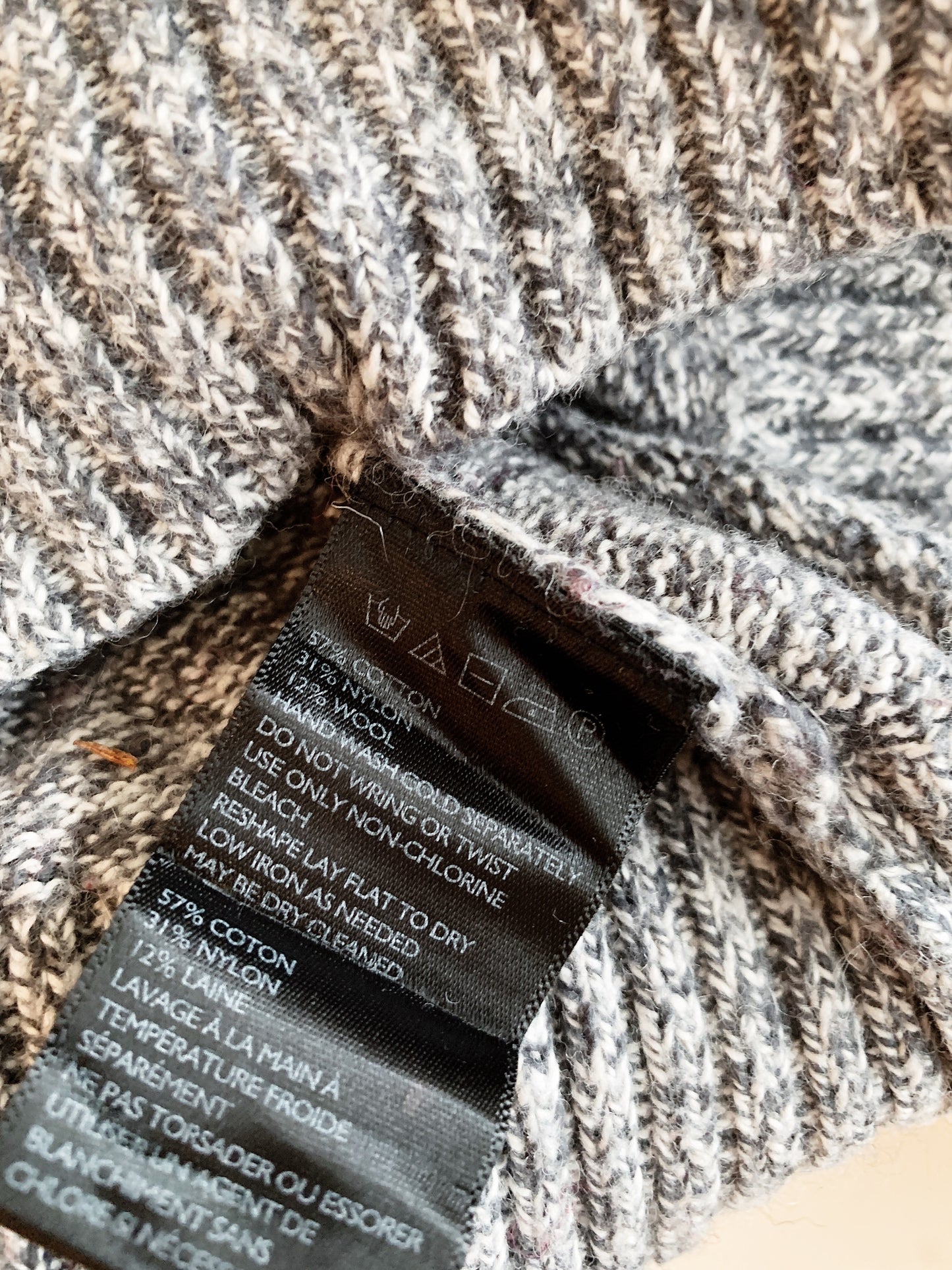 Vintage Wool Blend World Knit