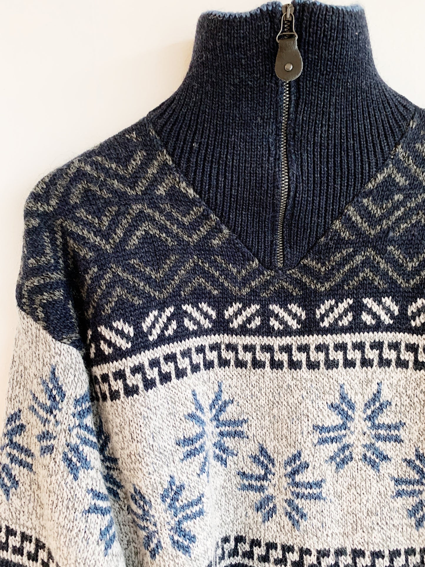 Vintage Wool Blend World Knit