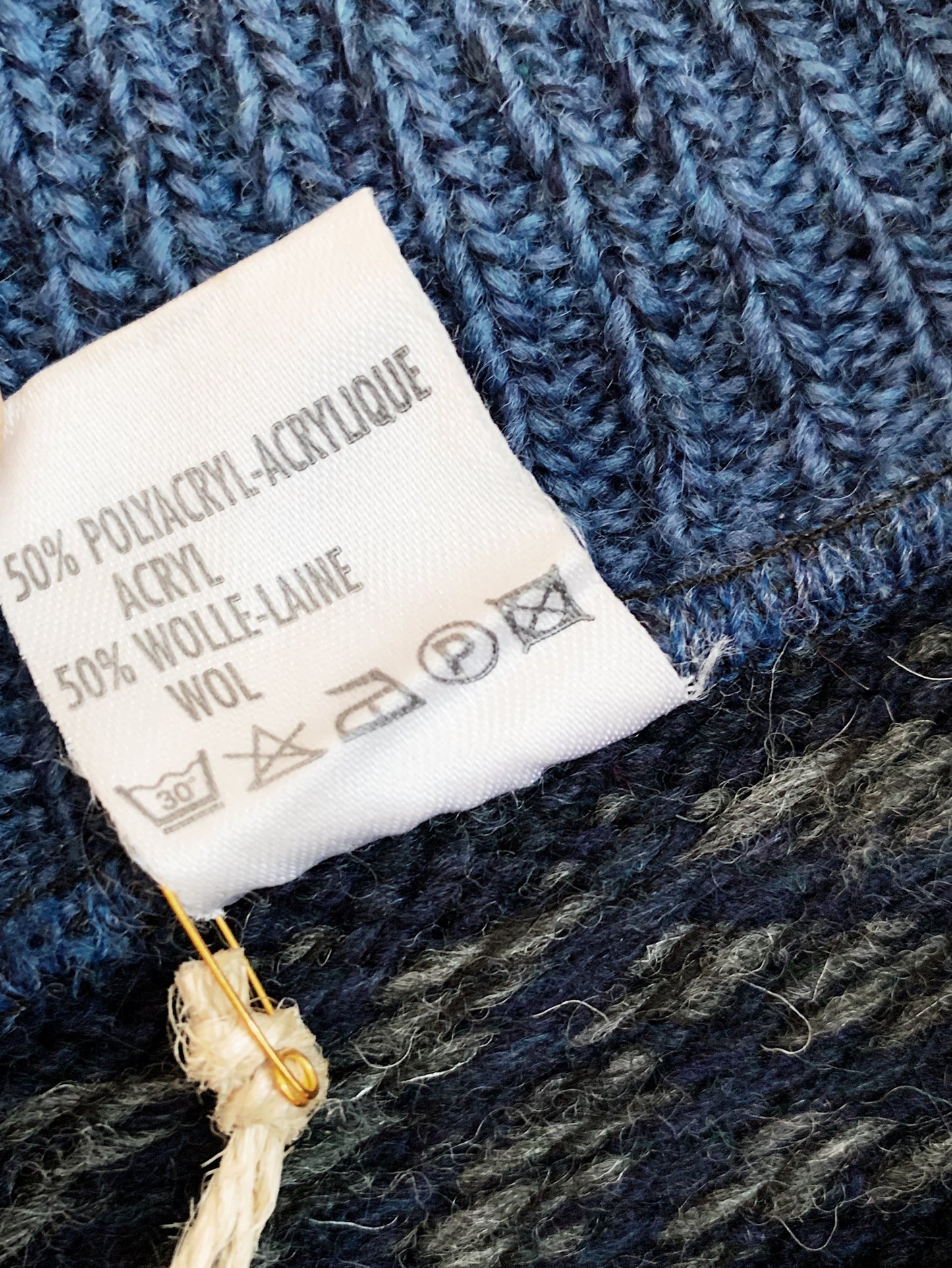 Vintage Wool Blend World Knit