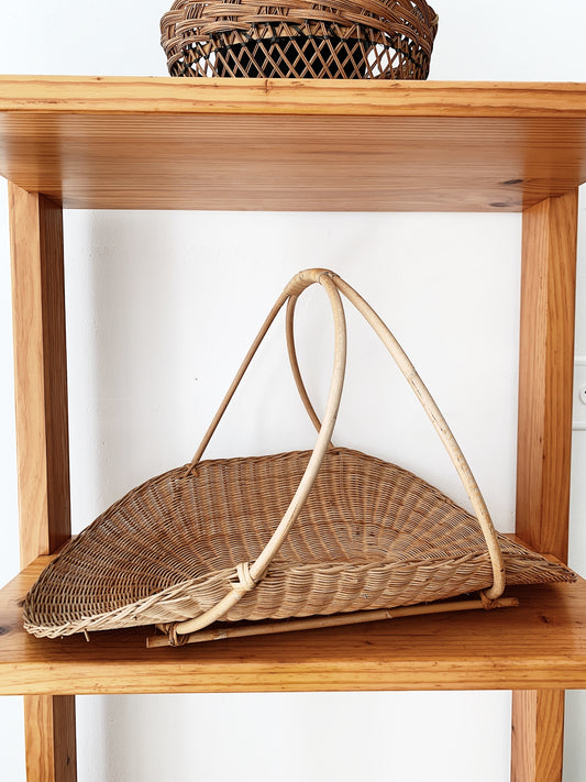 Vintage Cane Basket