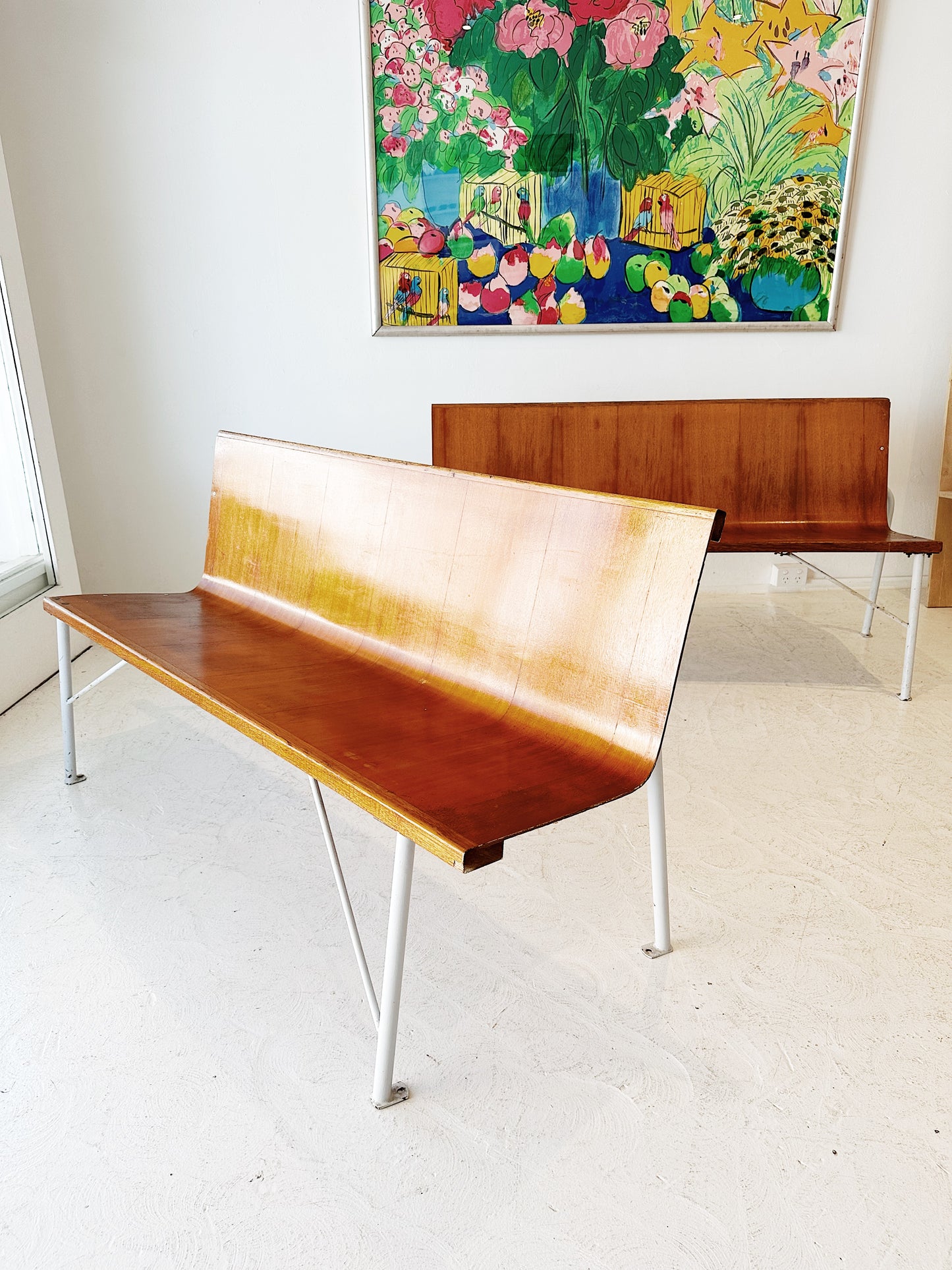 Mid Century Custom Diner Bench Seats
