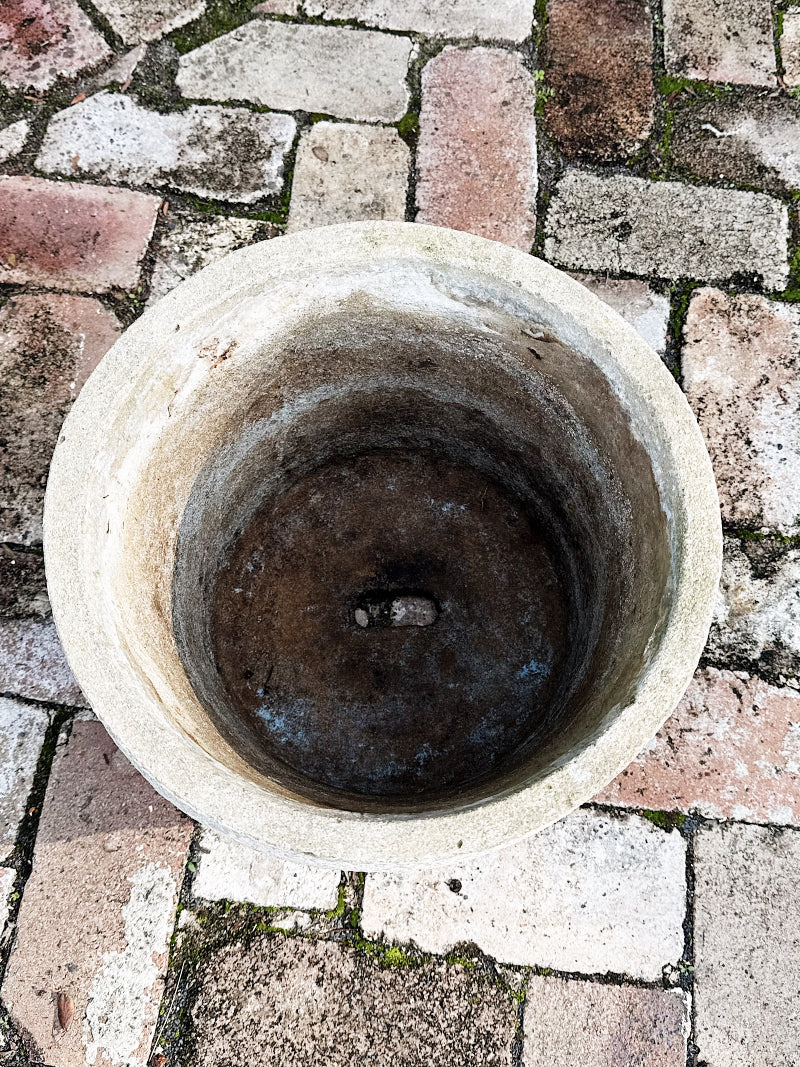 50s 60s Vintage Mid Century Concrete Pot