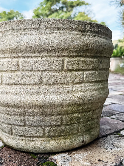 50s 60s Vintage Mid Century Concrete Pot