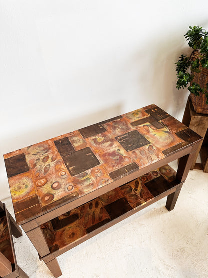 50s Handmade Copper Art Coffee Table / $75 EACH / 4 AVAILABLE