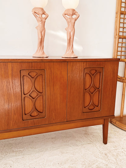 60s Vintage Avalon Mid Century Teak Sideboard