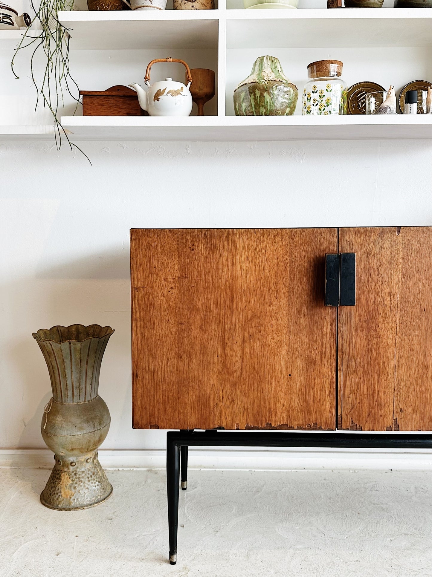 60s Vintage Beautifully Worn In Fine Line Sideboard