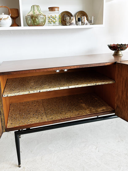 60s Vintage Beautifully Worn In Fine Line Sideboard