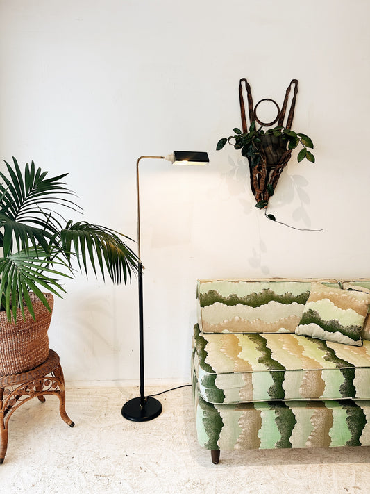 60s Vintage Cedric Hartman Style Pharmacy Floor Lamp