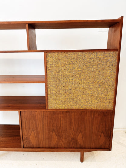 60s Vintage Mid-Century Danish Style Teak Cocktail Sideboard / Room Divider