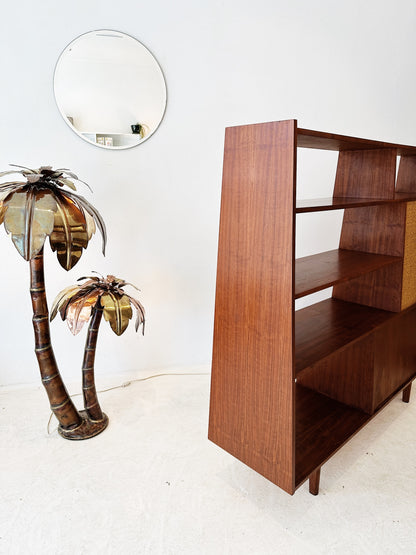 60s Vintage Mid-Century Danish Style Teak Cocktail Sideboard / Room Divider