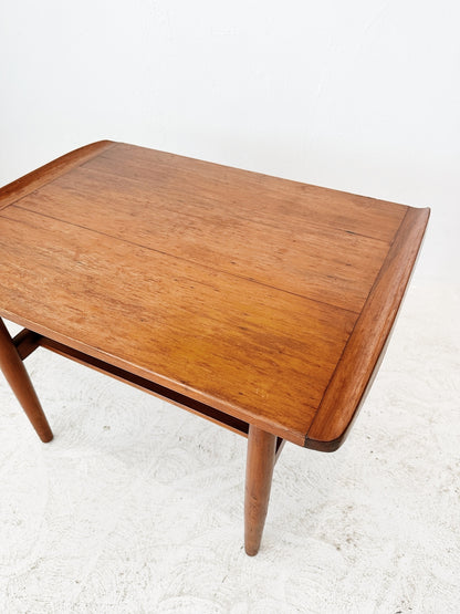 60s Vintage Parker Teak Lip End Side Table