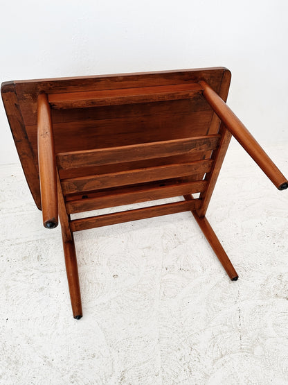 60s Vintage Parker Teak Lip End Side Table