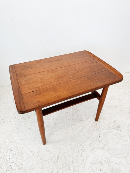 60s Vintage Parker Teak Lip End Side Table