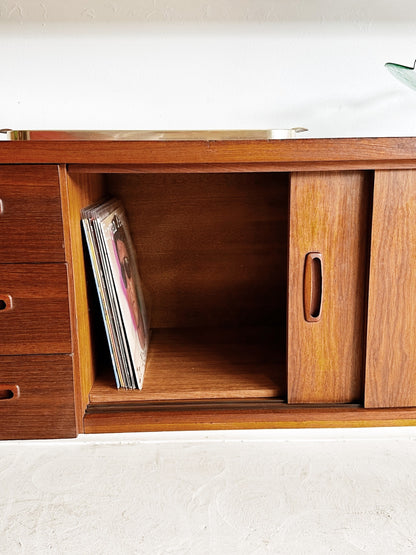 70s Vintage Brutalist Office Sideboard