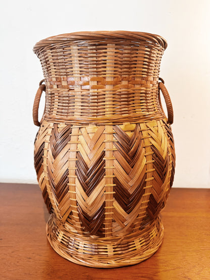 70s Vintage Cane Vase