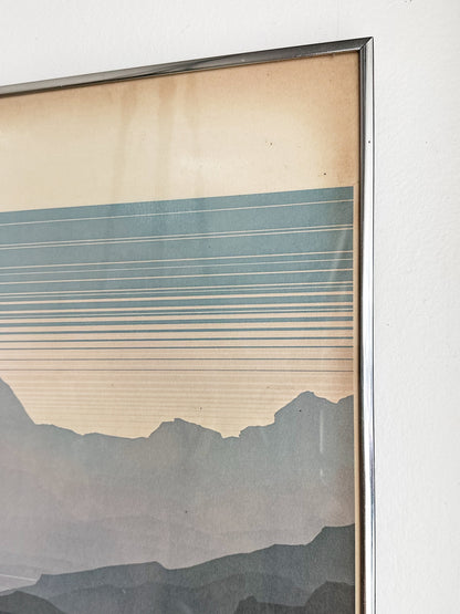 1980 Vintage Jerry Schurr New York Art Expo Exhibition Poster