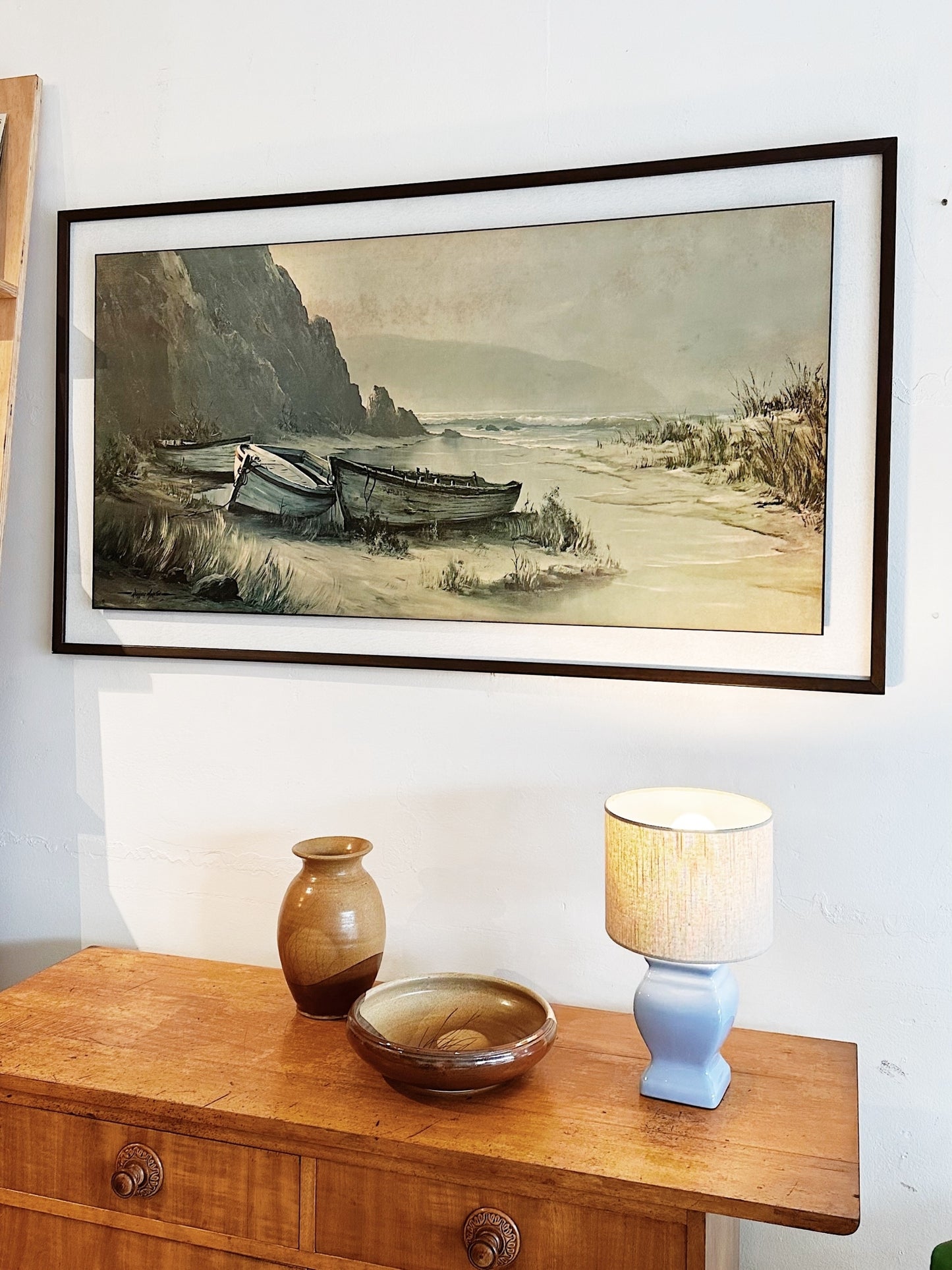 70s Vintage Russell Moreton Seaside Print