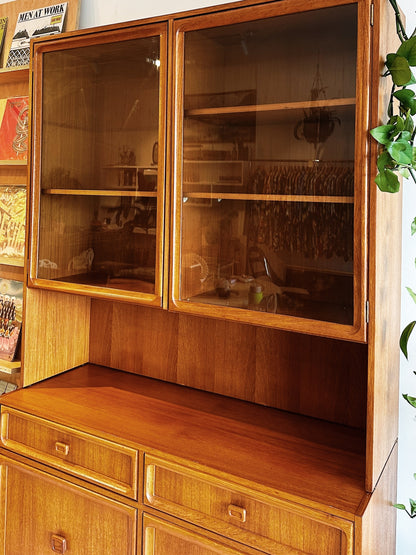 70s Vintage Parker Sideboard & Display Cabinet