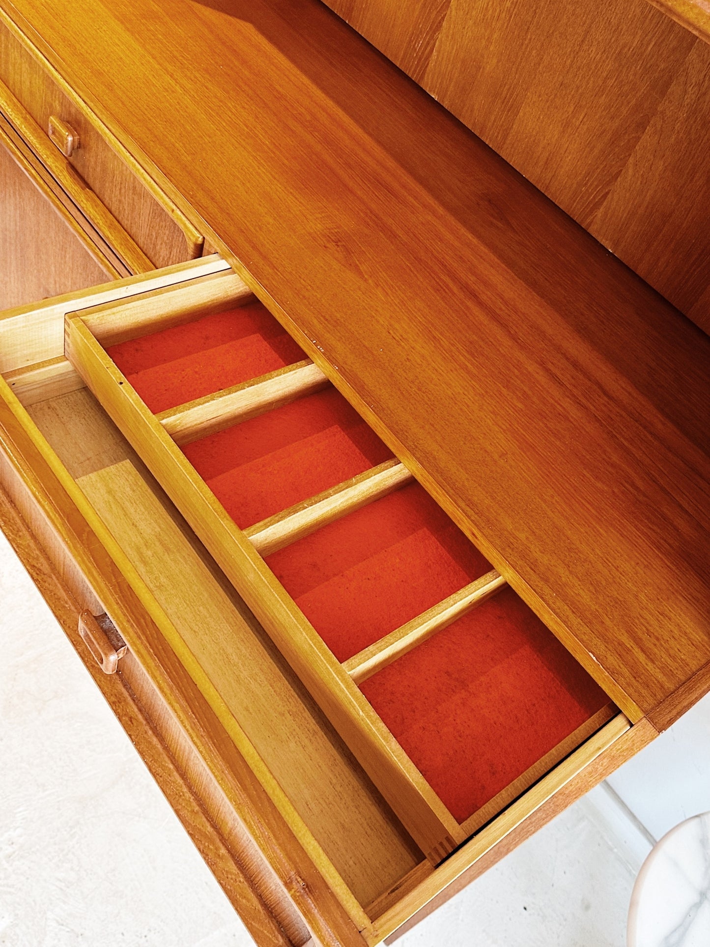 70s Vintage Parker Sideboard & Display Cabinet