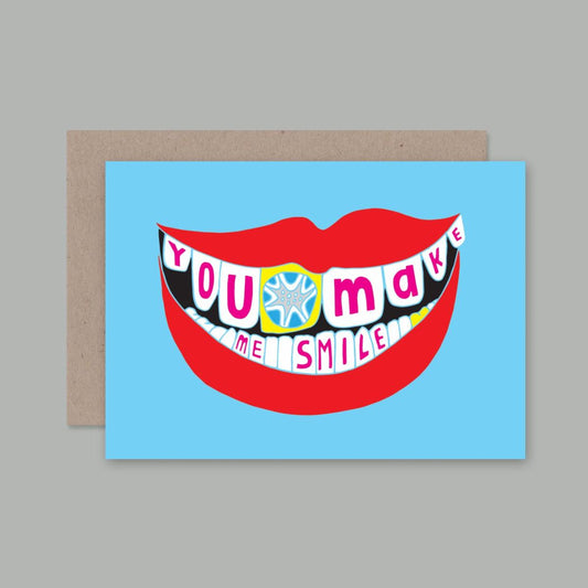 AHD Paper Co. You Make Me Smile Card
