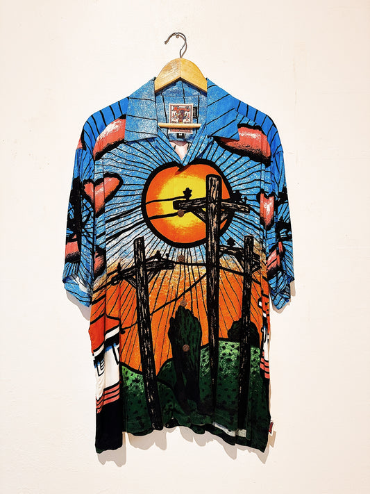 Reg Mombassa Suburban Sunset Vintage Mambo Loud Shirt 89