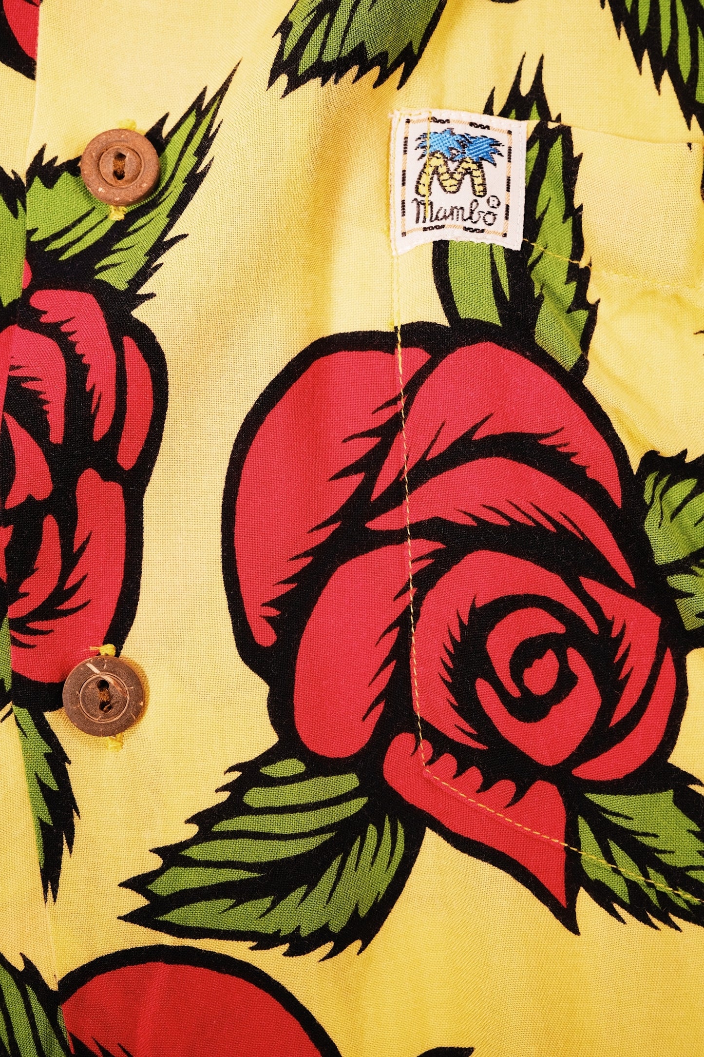 Bruce Goold "Havana Roses" Vintage Mambo Loud Shirt 79
