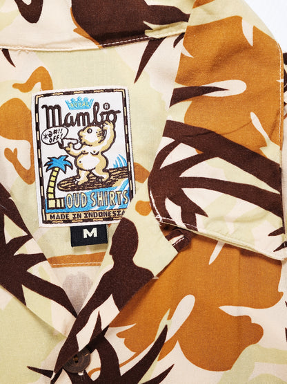 Vintage Jeff Raglus for Mambo "The Happy Family" '90s Fabric Print Loud Shirt