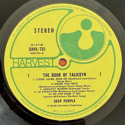 Deep Purple / The Book Of Taliesyn LP