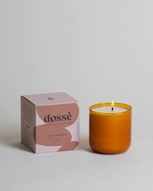 Dossé Amberwood Soy Wax Scented Candle